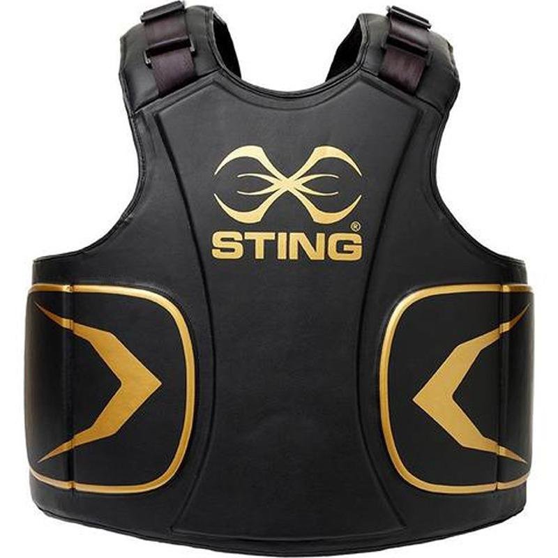 STING VIPER TRAINER BODY PROTECTOR - STANDARD - BLACK / GOLD - S09A-BP17