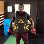 STING VIPER TRAINER BODY PROTECTOR - STANDARD - BLACK / GOLD - S09A-BP17