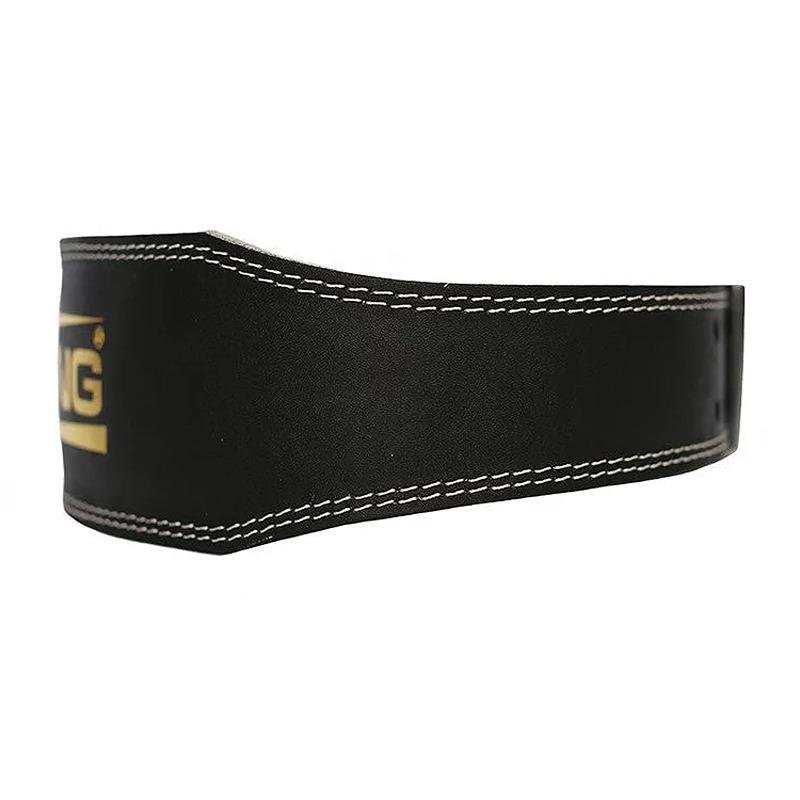 STING ECO LEATHER LIFTING BELT 4INCH - L - BLACK / GOLD - S10W-BS43