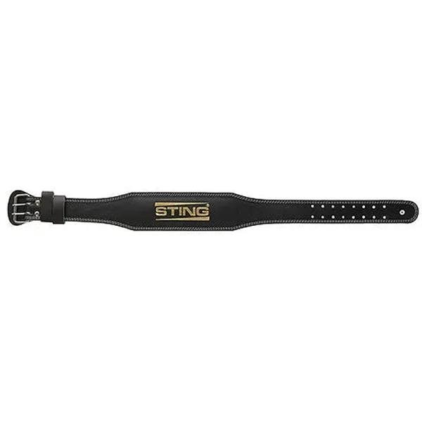 STING ECO LEATHER LIFTING BELT 4INCH - XL - BLACK / GOLD - S10W-BS44