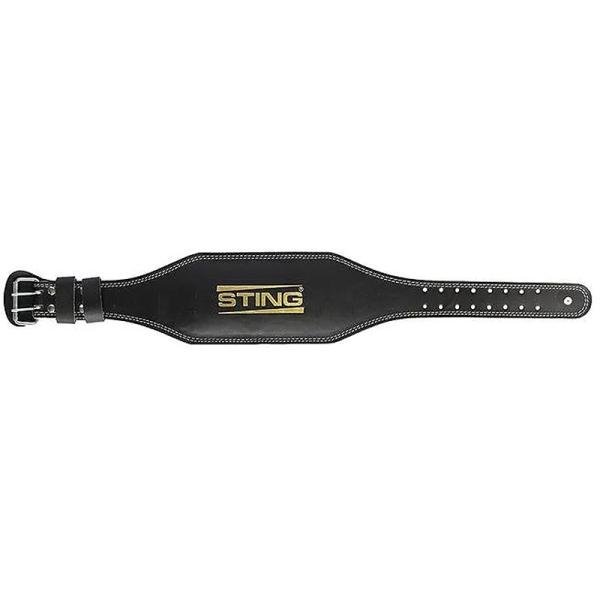 STING ECO LEATHER LIFTING BELT 6INCH - S - BLACK / GOLD - S10W-BS61