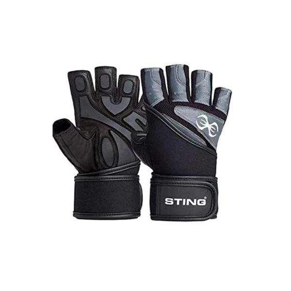 STING EVO7 TRAINING GLOVE WRIST WRAP - XL - BLACK - S10W-GE74