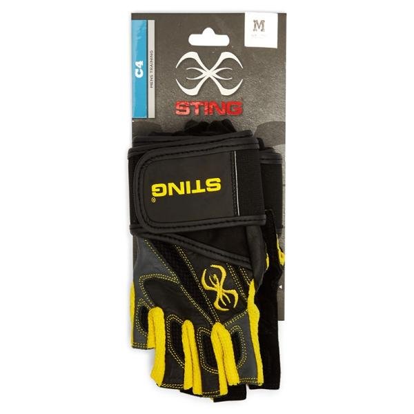 STING C4 CARBINE TRAINING GLOVE - XL - BLACK / YELLOW - S13C-4054