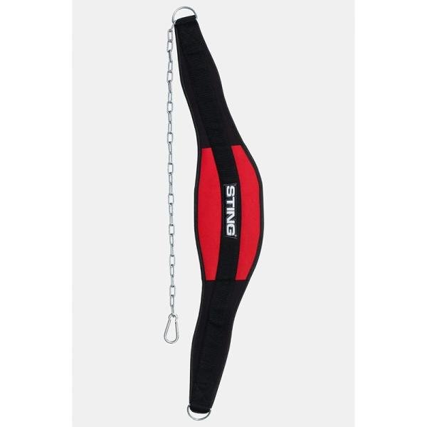 STING 7INCH NEO DIP BELT - STANDARD - BLACK / RED - S1DB-NE71