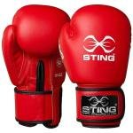 STING COMPETITION AIBA BOXING GLOVE - 12oz - RED - S2AG-0213