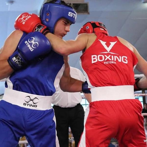 STING COMPETITION AIBA BOXING GLOVE - 12oz - RED - S2AG-0213