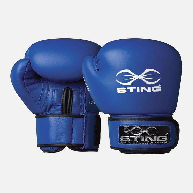 STING COMPETITION AIBA BOXING GLOVE - 10oz - BLUE - S2AG-0312