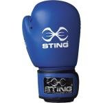 STING COMPETITION AIBA BOXING GLOVE - 10oz - BLUE - S2AG-0312