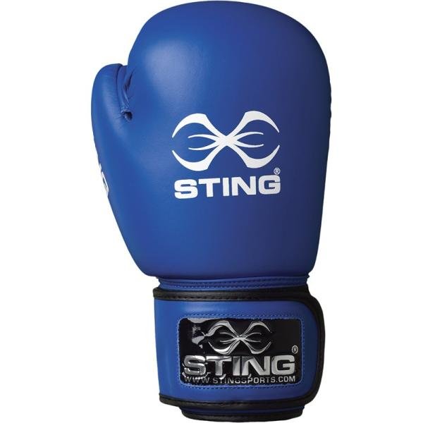 STING COMPETITION AIBA BOXING GLOVE - 10oz - BLUE - S2AG-0312