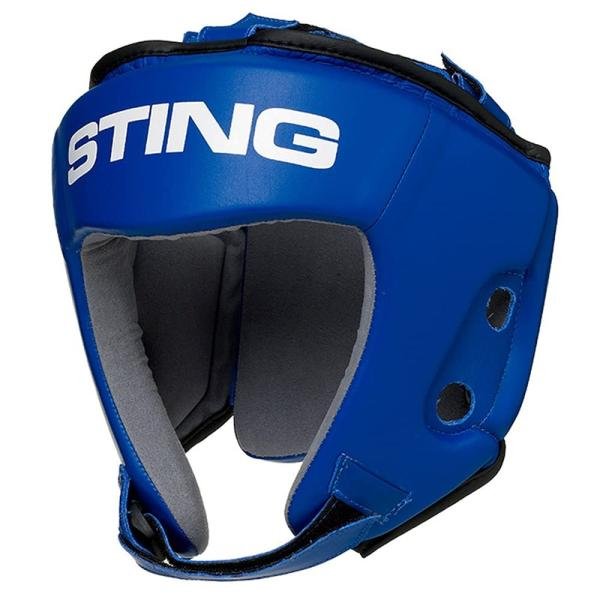 STING COMPETITION AIBA HEAD GUARD - S - RED - S2AH-0201