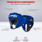 STING COMPETITION AIBA HEAD GUARD - M - RED - S2AH-0202