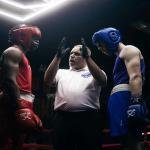 STING COMPETITION AIBA HEAD GUARD - M - BLUE - S2AH-0302