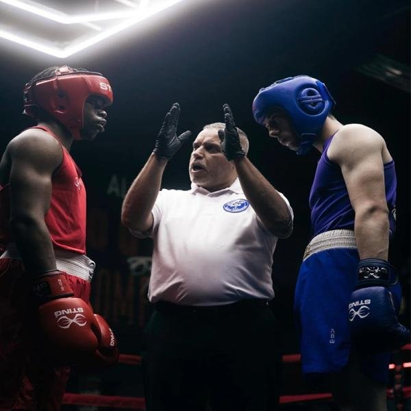 STING COMPETITION AIBA HEAD GUARD - M - BLUE - S2AH-0302