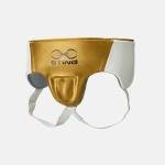 STING PRO LEATHER ABDOMINAL GUARD - XL - BLACK / GOLD - SAG-1704