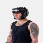 STING ORION GEL OPEN FACE HEAD GUARD - S - BLACK - SAH-0101