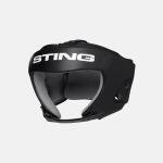 STING ORION GEL OPEN FACE HEAD GUARD - L - BLACK - SAH-0103