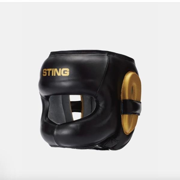 STING EVOLUTION FACE SHIELD - L - WHITE/GOLD - SEFS-12103