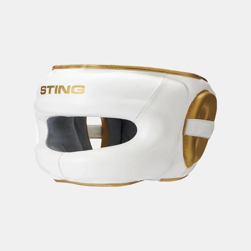 STING EVOLUTION FACE SHIELD - XL - BLACK/GOLD - SEFS-1704