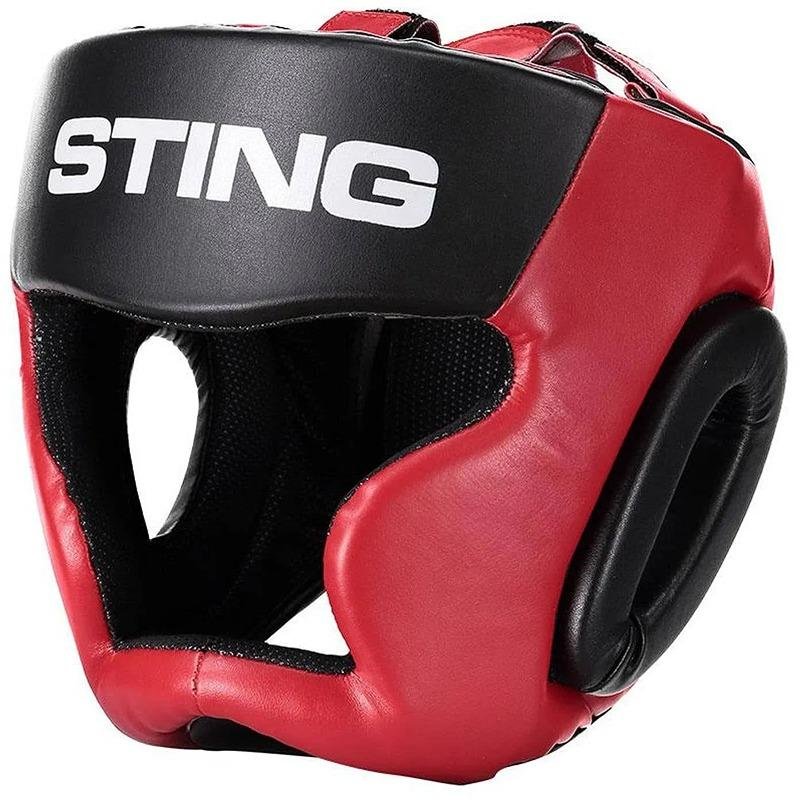 STING ARMALITE FULL FACE HEAD GUARD - S - BLACK/RED - SHC-0201