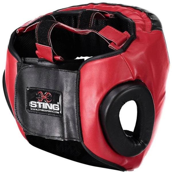 STING ARMALITE FULL FACE HEAD GUARD - XL - BLACK/RED - SHC-0204