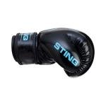 STING ARMA JUNIOR BOXING GLOVE - 4oz - BLACK / AQUA - SPBG-1309