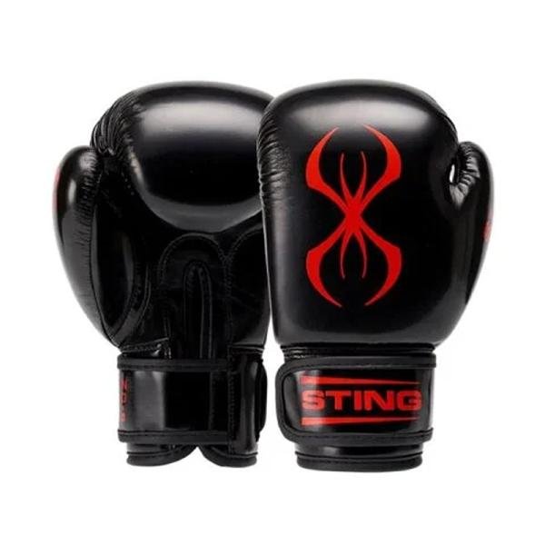 STING ARMA JUNIOR BOXING GLOVE - 6oz - BLACK / AQUA - SPBG-1310