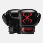 STING ARMA JUNIOR BOXING GLOVE - 6oz - BLACK / RED - SPBG-1410