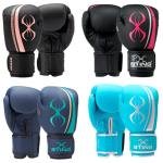 STING AURORA WOMENS BOXING GLOVE - 12oz - BLACK / AQUA - SPBG-1513