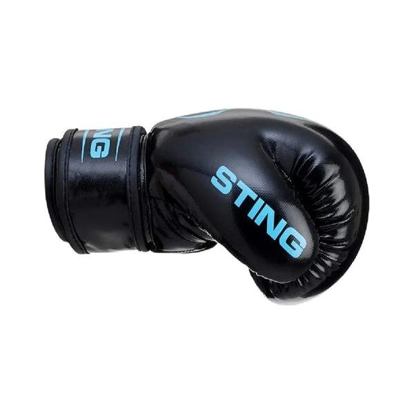 STING ARMA JUNIOR BOXING GLOVE - 6oz - BLACK/ELECTRIC BLUE - SPBG-1810