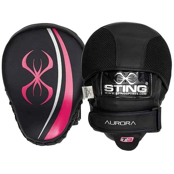 STING AURORA WOMENS FOCUS MITT - STANDARD - BLACK / PINK - SPFM-1908