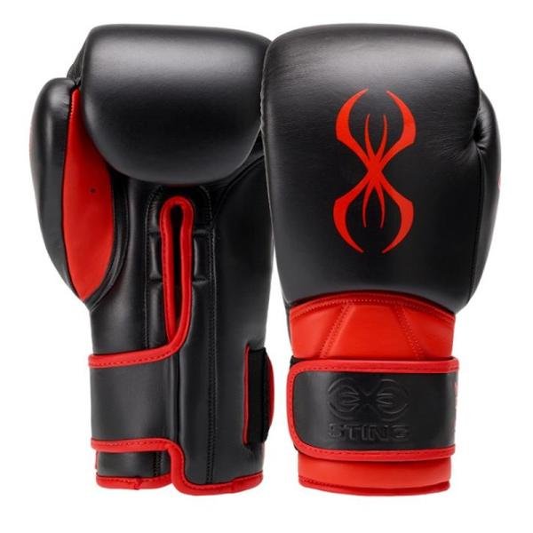 STING PREDATOR TRAINING GLOVE - 12oz - BLACK/RED - SPTG-V214