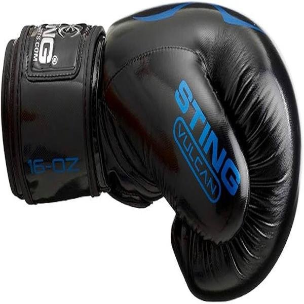 STING VULCAN SPARRING GLOVE - 14oz - BLACK / RED - SVSG-1214