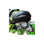 Winmax VITES-GR 2 IN 1 INLINE SKATE GREEN, L - WME77715BL
