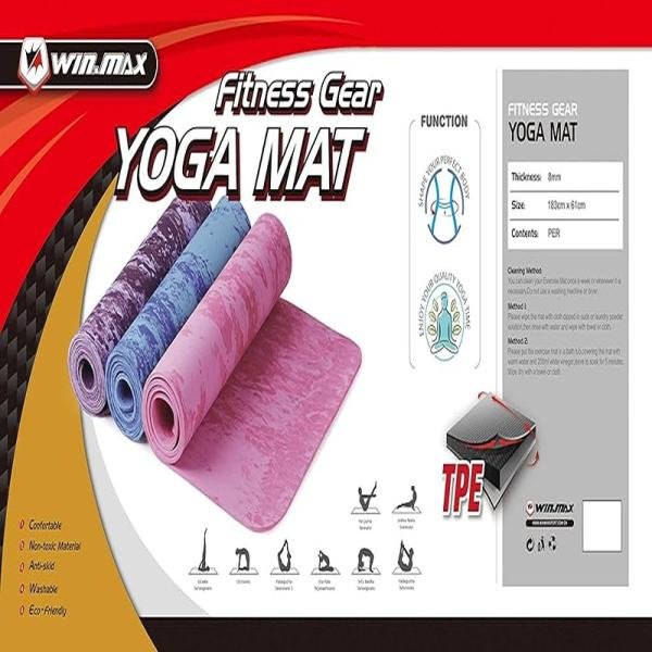 WINMAX VRIK PER YOGA MAT PURPLE - WMF73304E