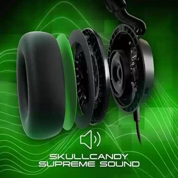 SKULLCANDY SLYR XBOX GAMING WIRED OVER EAR -BLACK DIGI-HYPE - S6SYY-Q763