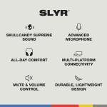 SKULLCANDY SLYR MULTI-PLATFORM GAMING WIRED OVER EAR -BLACK DIGI-HYPE - S6SYY-P003