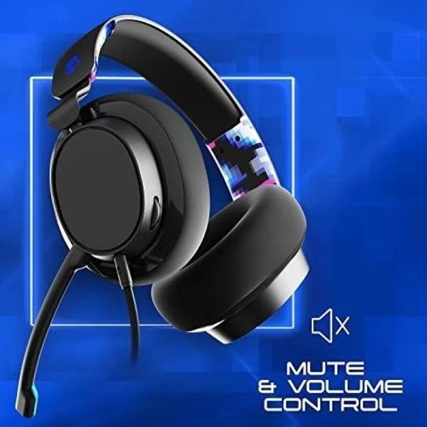 SKULLCANDY SLYR PRO PLAYSTATION GAMING WIRED OVER EAR -BLACK DIGI-HYPE - S6SPY-Q766