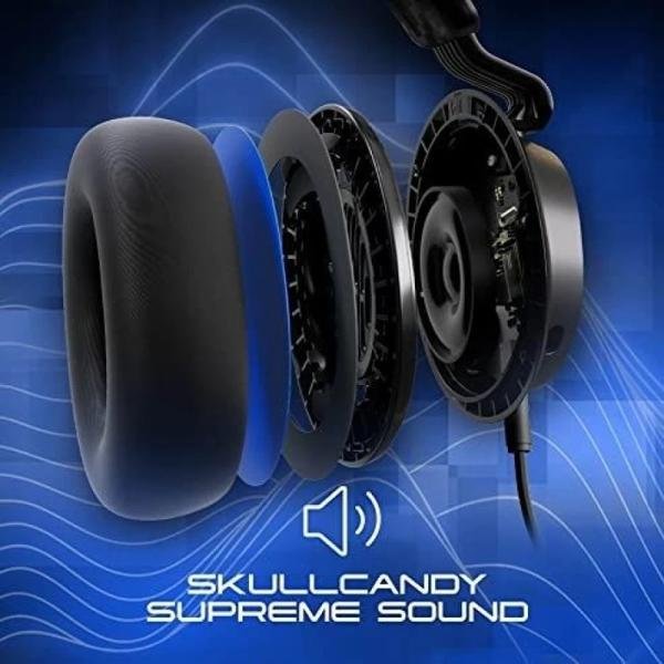 SKULLCANDY SLYR PRO PLAYSTATION GAMING WIRED OVER EAR -BLACK DIGI-HYPE - S6SPY-Q766