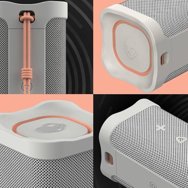 SKULLCANDY TERRAIN XL WIRELESS BT PORTABLE SPEAKER-BONE/ORANGE GLOW - 2SKSK1848I0L2