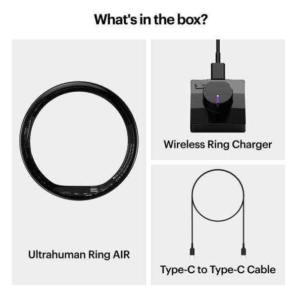 Ultrahuman Ring Air- Size-05- Aster_Air_Black - UHRA-AA-05