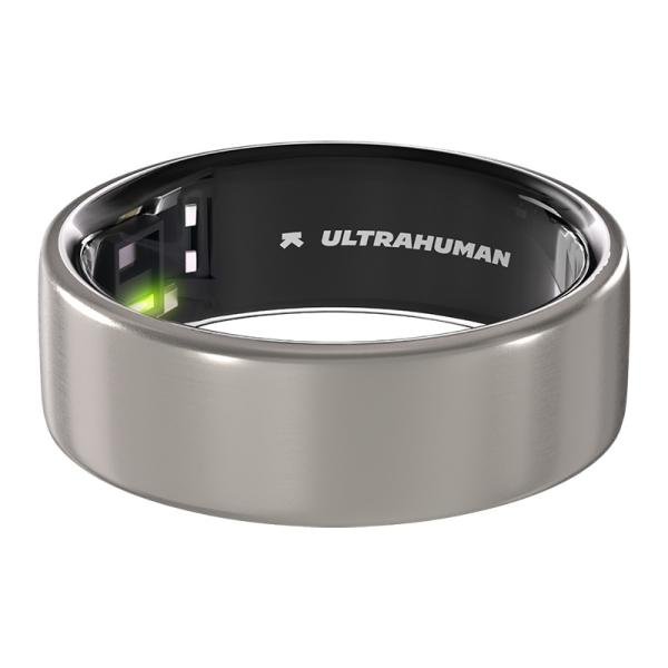 ULTRAHUMAN RING AIR- SIZE-12- RAW TITANIUM - UHRA-RT-12