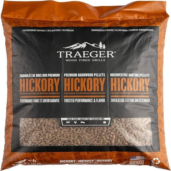 TRAEGER HICKORY PELLETS - 9 KG BAG - PEL342