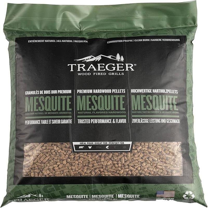 TRAEGER MESQUITE PELLETS - 9 KG BAG - PEL336