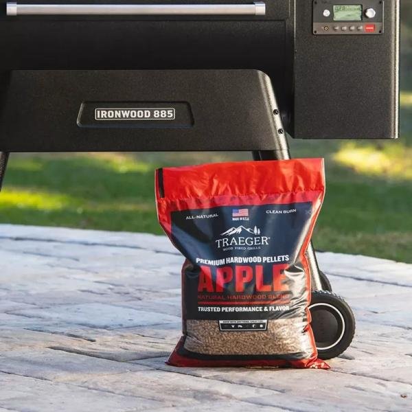 TRAEGER APPLE PELLETS- 9 KG BAG - PEL343