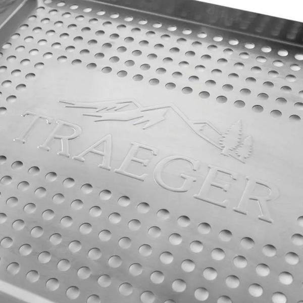 TRAEGER STAINLESS GRILL BASKET - BAC585