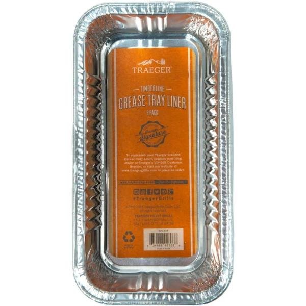 TRAEGER TIMBERLINE GREASE TRAY-5 PACK - BAC582