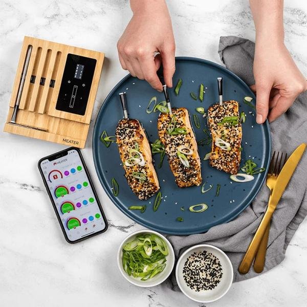 TRAEGER MEATER BLOCK WIRELESS MEAT THERMOMETER - RT3-MT-MB01