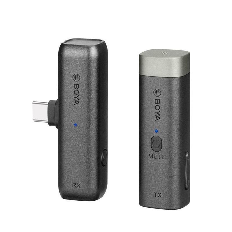 Boya By-Wm3U Digital True-Wireless Microphone System For Android Devices, Cameras, Smartphones (2.4 Ghz), USB-BY-WM3U