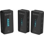 Boya BY-XM6-S2 Digital Camera-Mount True-Wireless 1-Person Microphone System (2.4 GHz) (2 Transmitter + 1 Receiver)-BY-XM6-S2