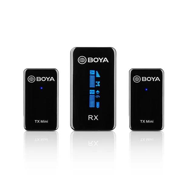 Boya BY-XM6 S2 Mini Dual Channel, 2.4Ghz Wireless microphone, TRS, TRRS-BY-XM6-S2 mini